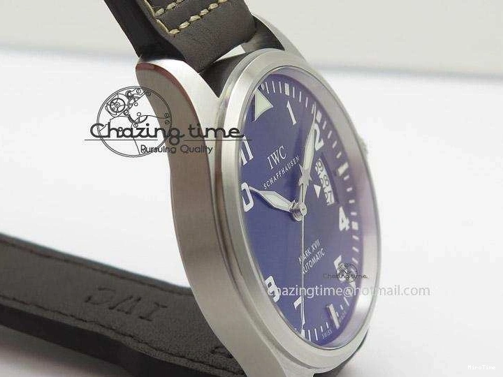 MIROTIME 0410 Mark XVII Le Petit Prince MK Maker 1:1 Best Edition SS Blue Dial A2892 On Brown Leather Strap GoodFit 7379